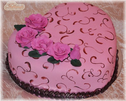 Торт на День Святого Валентина